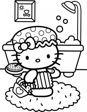 Colorir Imagens da hello kitty  Invitaciones de hello kitty, Hello kitty  imagenes, Hello kitty para colorear