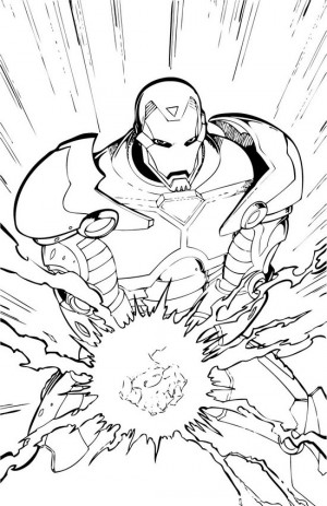 pintar iron man