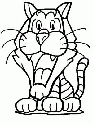 tigre para dibujar