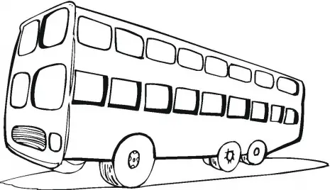 autobus para pintar