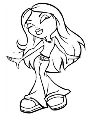 bratz baby para colorear