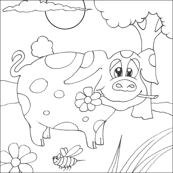 cerdos para pintar