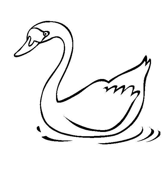 cisne para imprimir