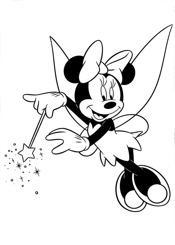 dibujos de la minnie para pintar