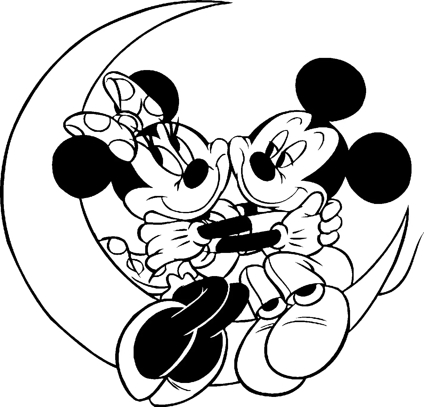 dibujos de minnie mouse para imprimir