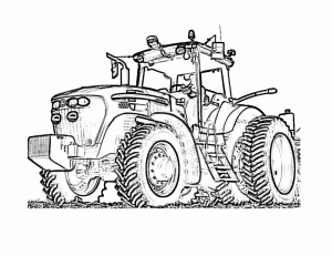 dibujos de tractores para colorear