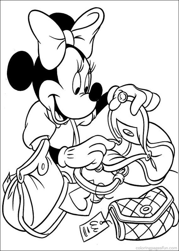 dibujos minnie para pintar