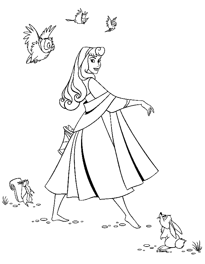 dibujos para colorear de princesas disney