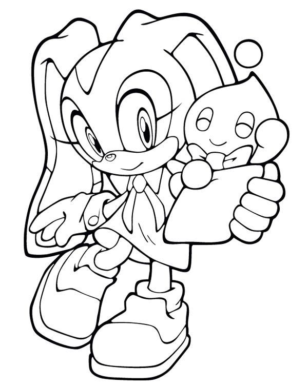 dibujos para colorear de sonic