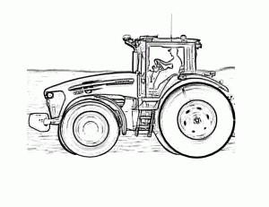 dibujos para colorear de tractores