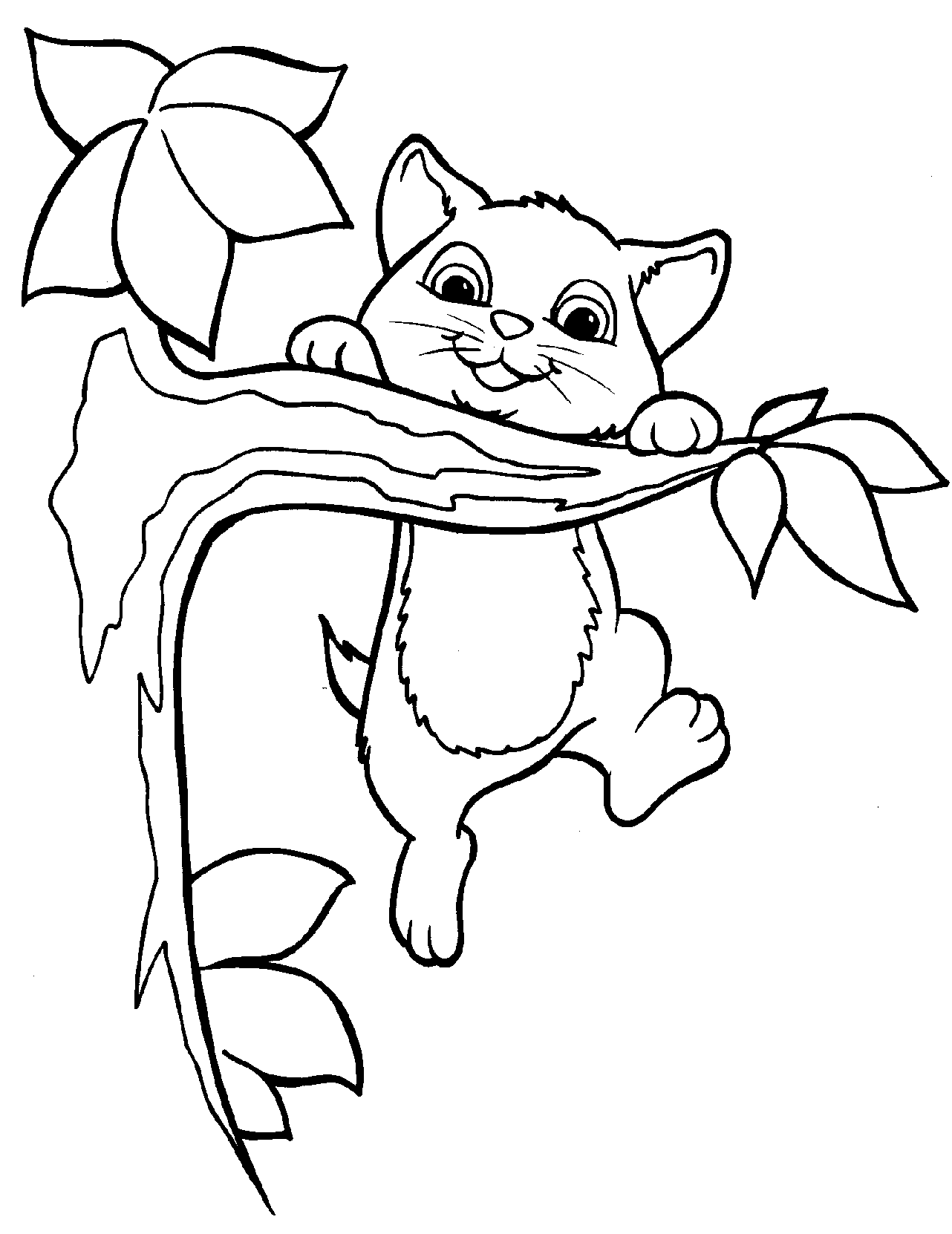 dibujos para colorear gato