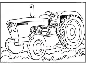 dibujos para colorear tractores