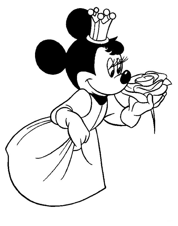 dibujos para imprimir de minnie mouse