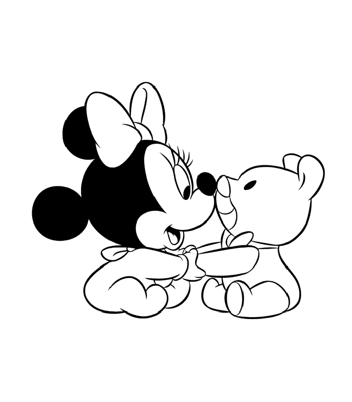 dibujos para imprimir de minnie