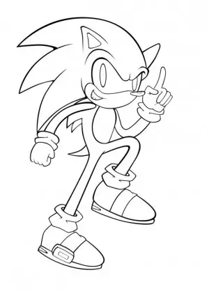 Dibujos Para Colorear De Sonic