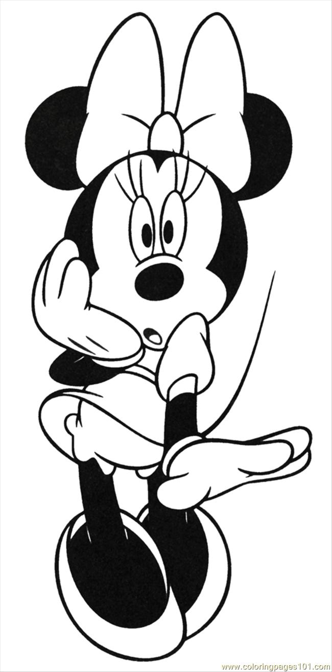 dibujos para pintar minnie