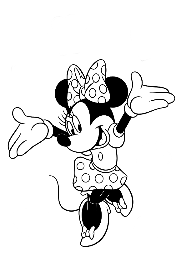 imagenes de minnie para pintar