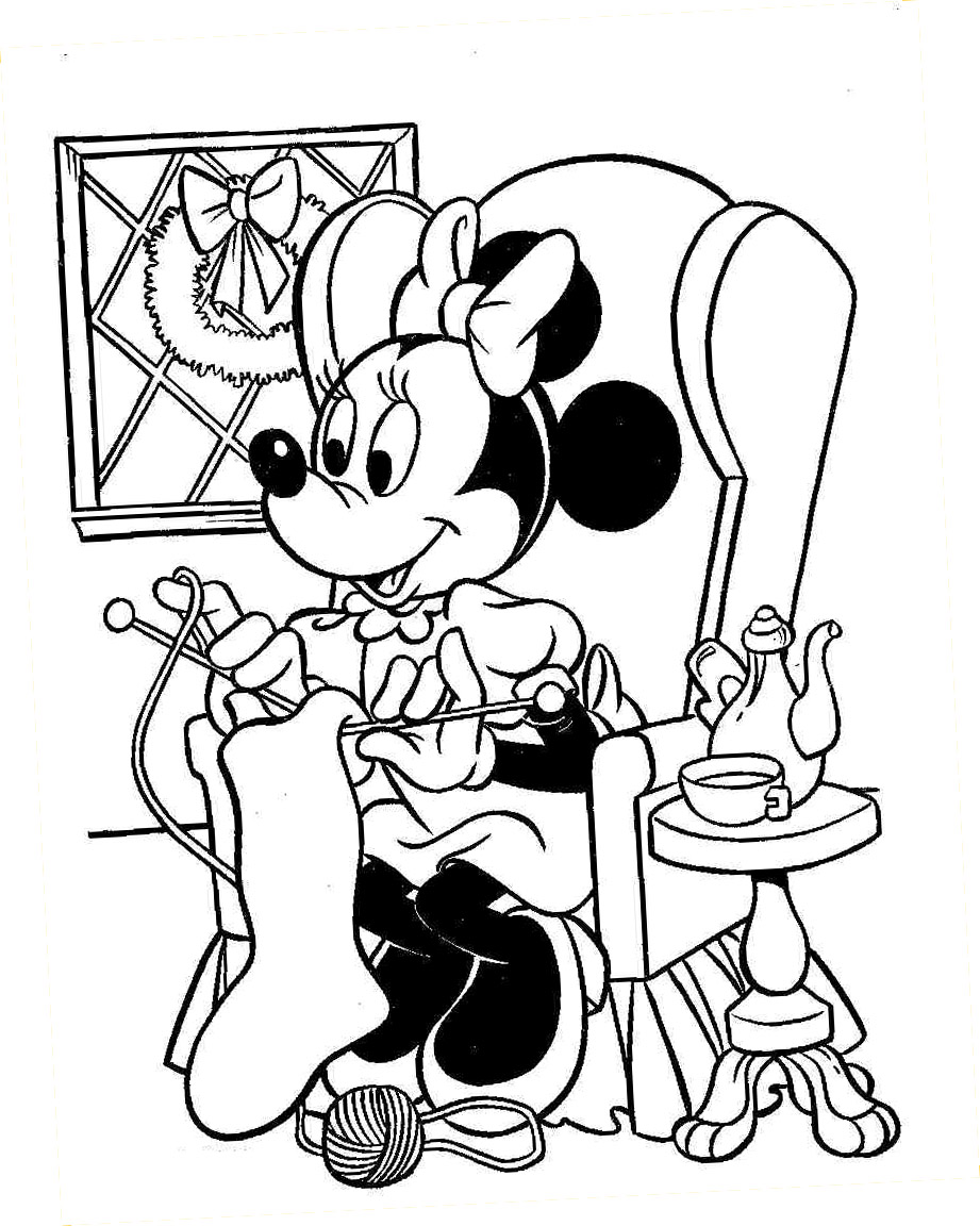 imagenes para colorear de minnie