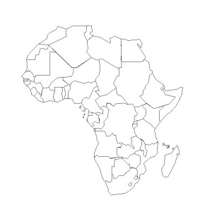 mapa fisico de africa para imprimir