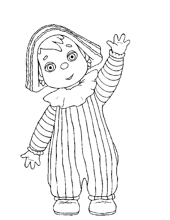 muneca para colorear