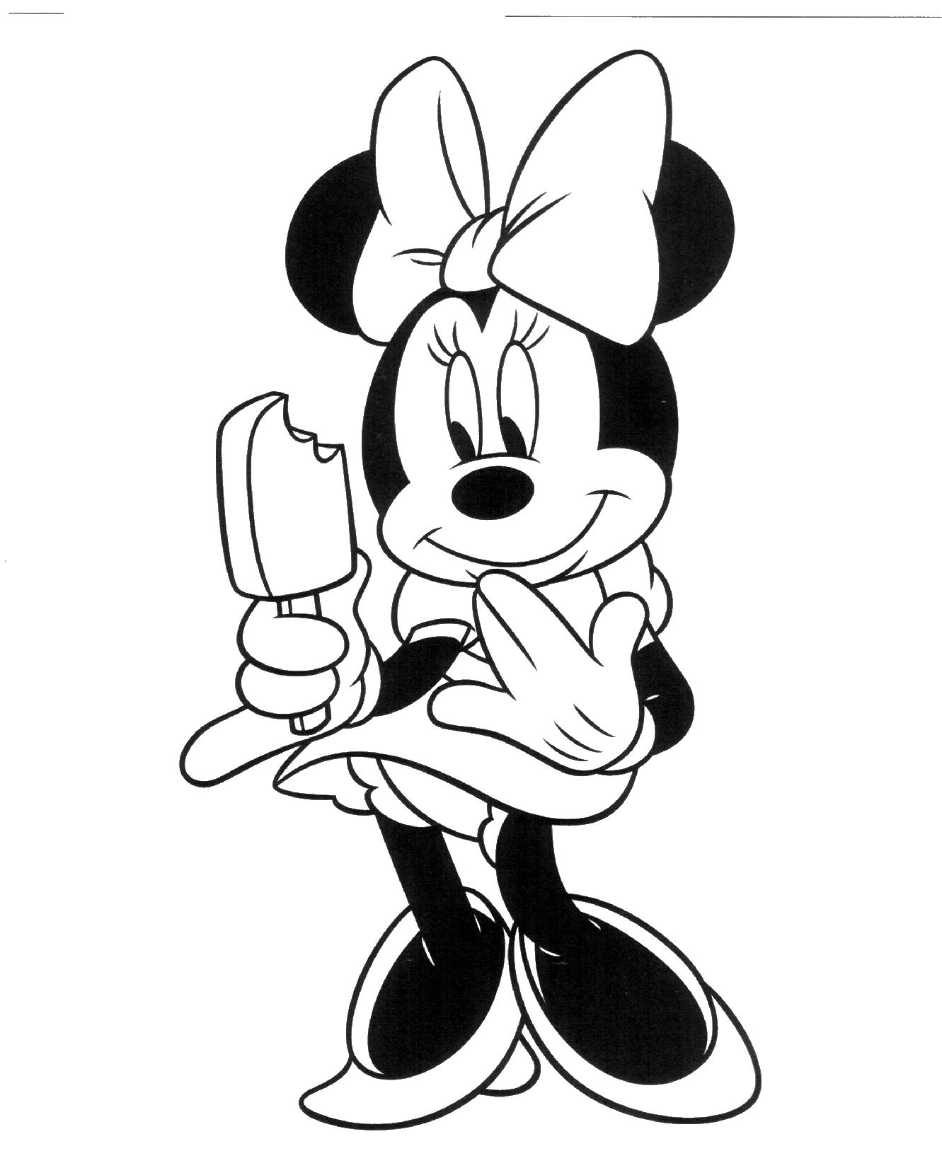 pintar a la minnie