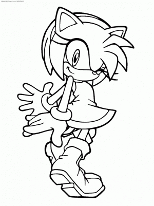 sonic dibujos para colorear