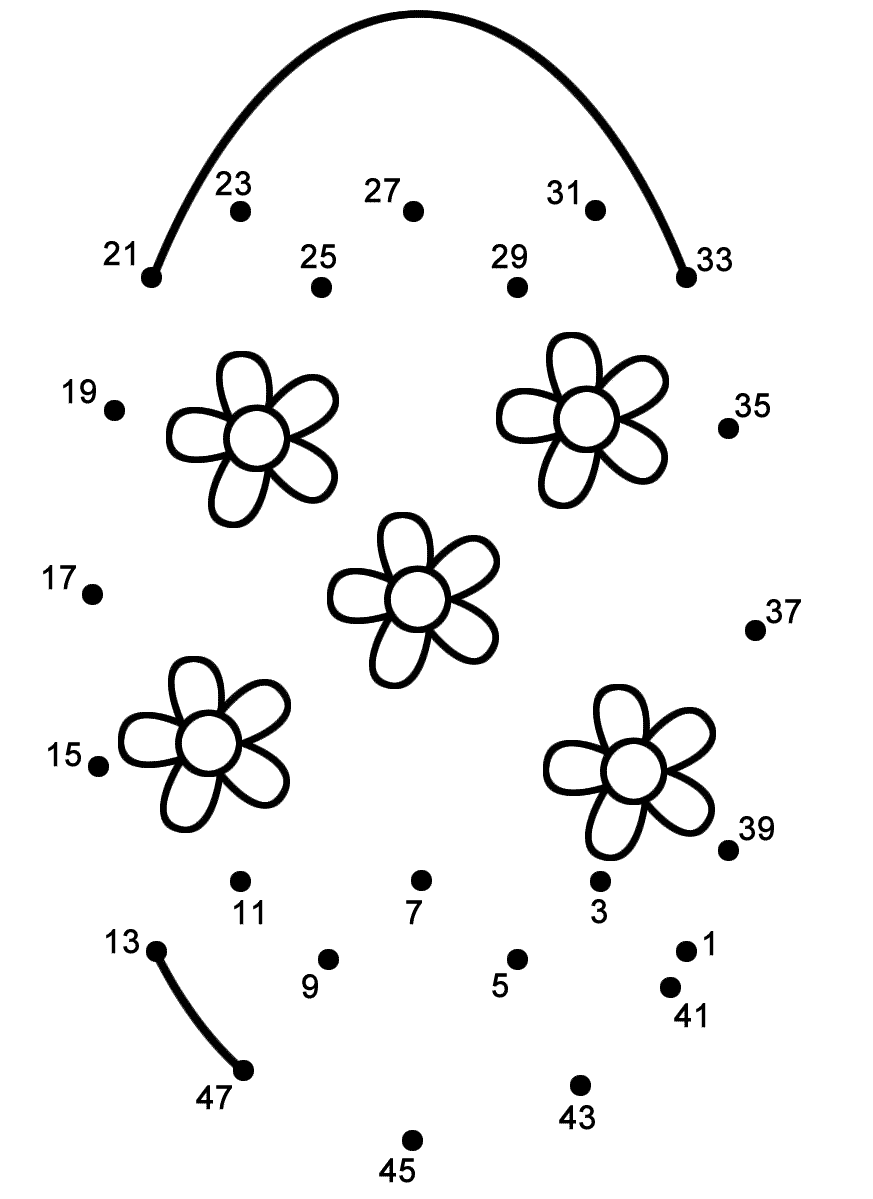 unir puntos para colorear