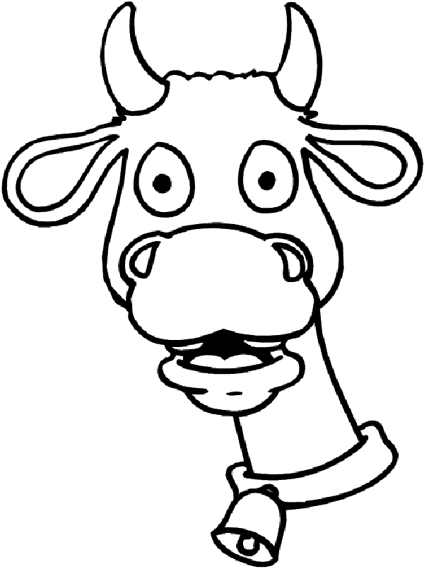 dibujo de vaca para colorear