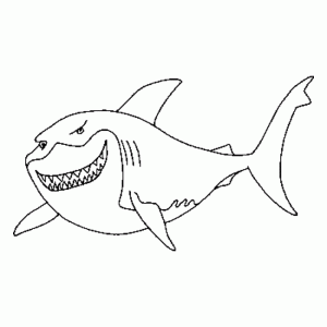 dibujos para colorear de tiburones