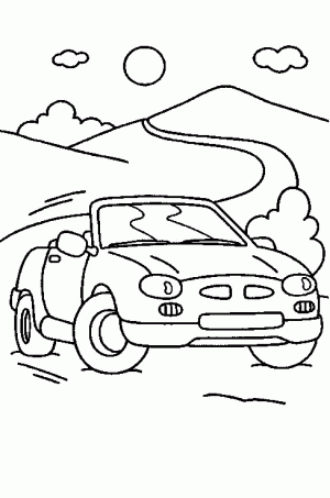 dibujos de autos para pintar