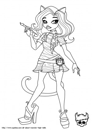 dibujos monster high para imprimir