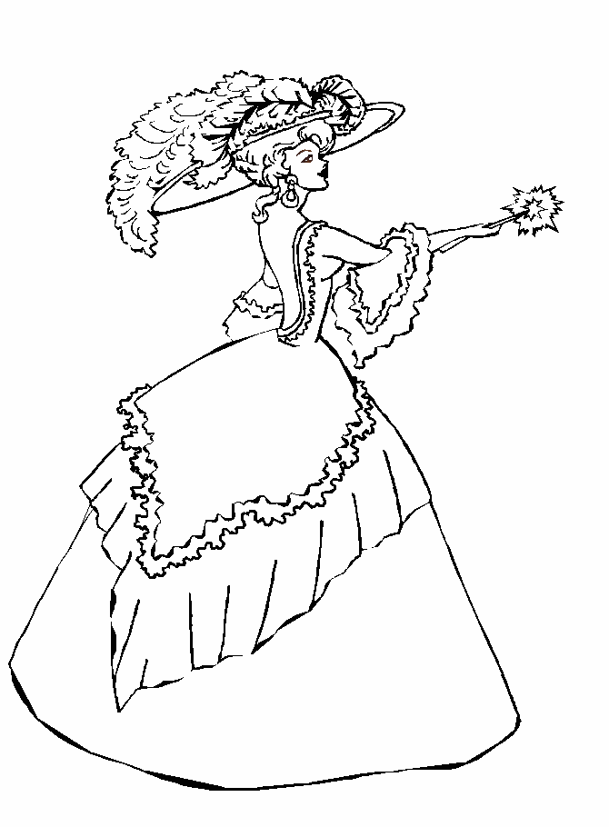 dibujos princesas para colorear