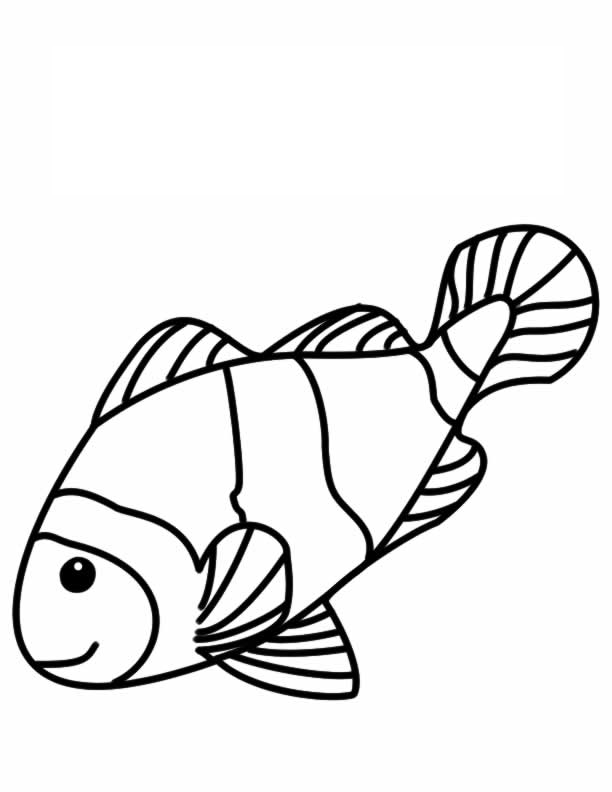 dibujo del pez para colorear