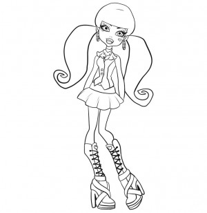 dibujos de monster high para dibujar