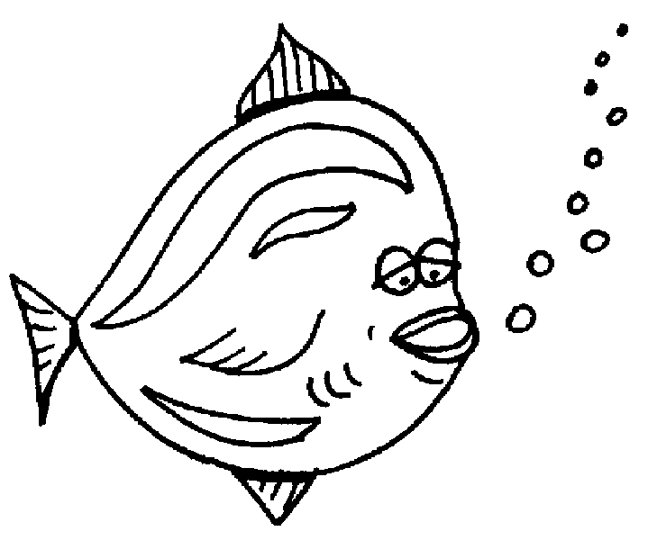dibujos para colorear peces