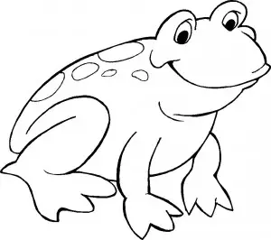 dibujos para colorear ranas