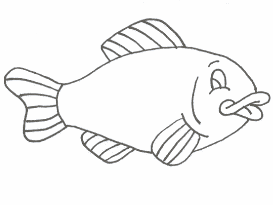 imagen de pez para pintar e imprimir