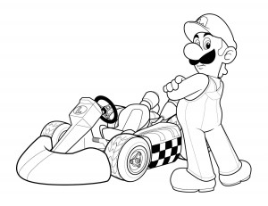 colorear a mario