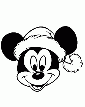 dibujos para colorear de navidad disney