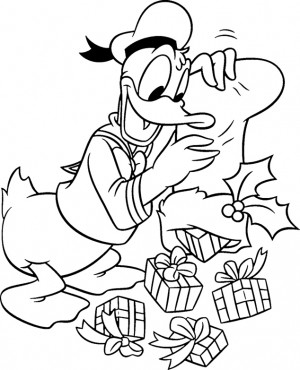 dibujos para colorear navidad disney