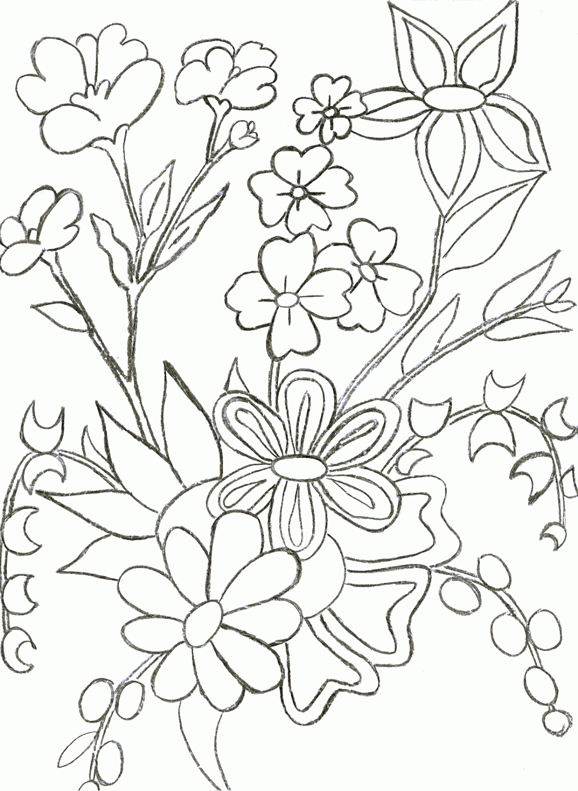 primavera dibujos para colorear