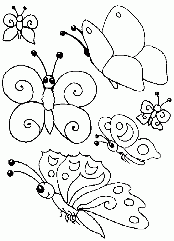 dibujo para colorear la primavera