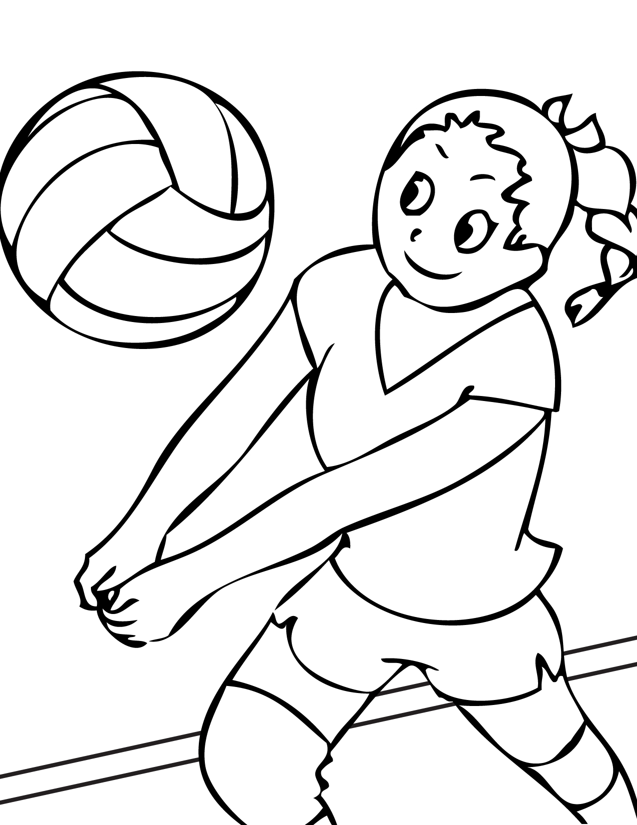 dibujos de deporte para colorear