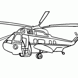 dibujos de helicopteros para imprimir