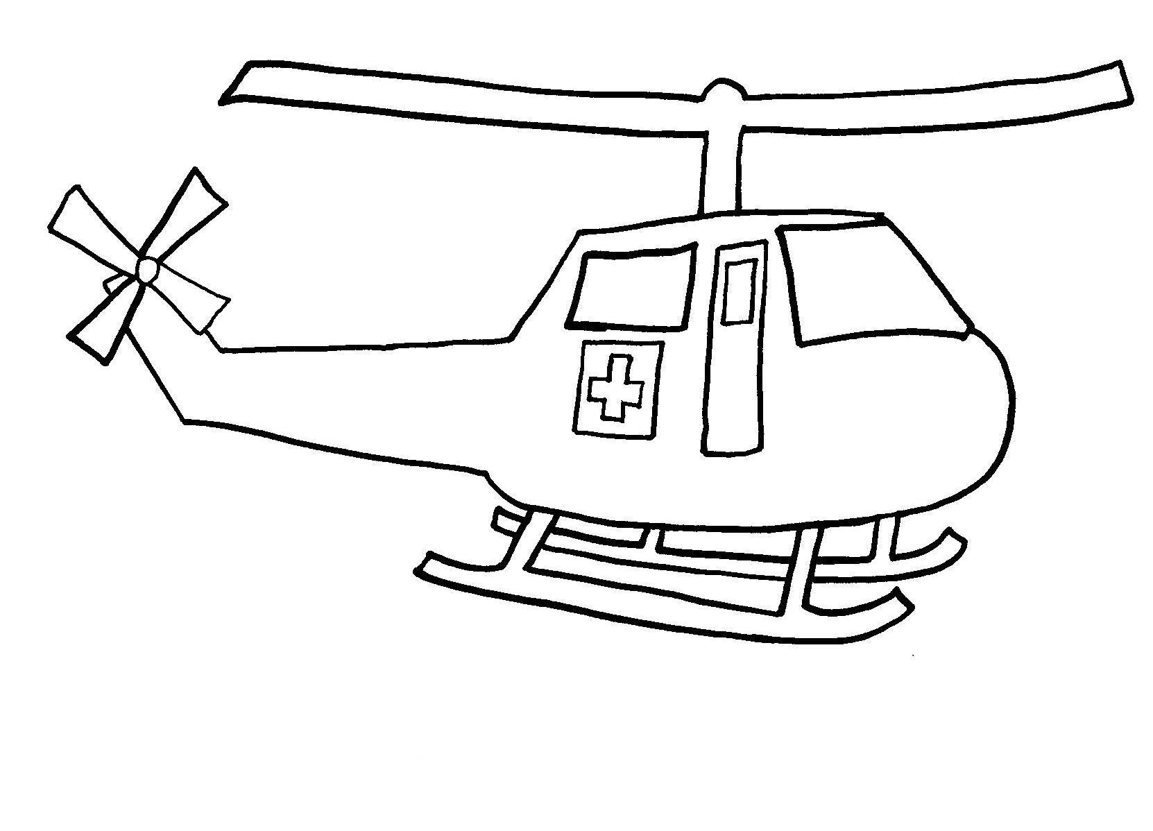 dibujos de helicopteros para imprimir