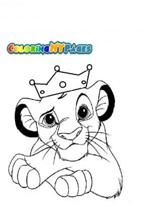 dibujos para colorear del rey leon