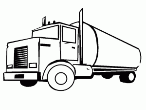 dibujos para imprimir de camiones