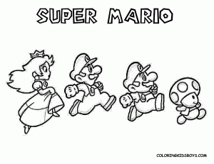 dibujos para imprimir de mario bros