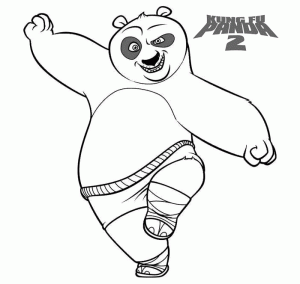 dibujos para imprimir kung fu panda