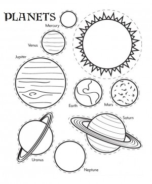 Planetas para colorear